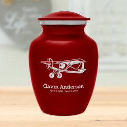 Bush Plane Sharing Urn - Ruby Red
