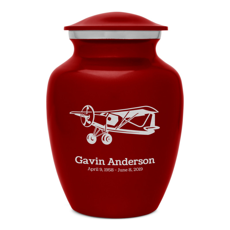 Bush Plane Sharing Urn - Ruby Red