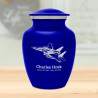 Fighter Jet Plane Sharing Urn - Midnight Blue