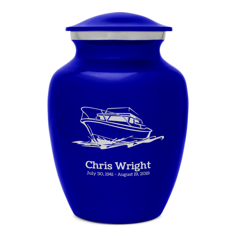 Boat Sharing Urn - Midnight Blue