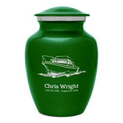 Boat Sharing Urn - Shamrock Green