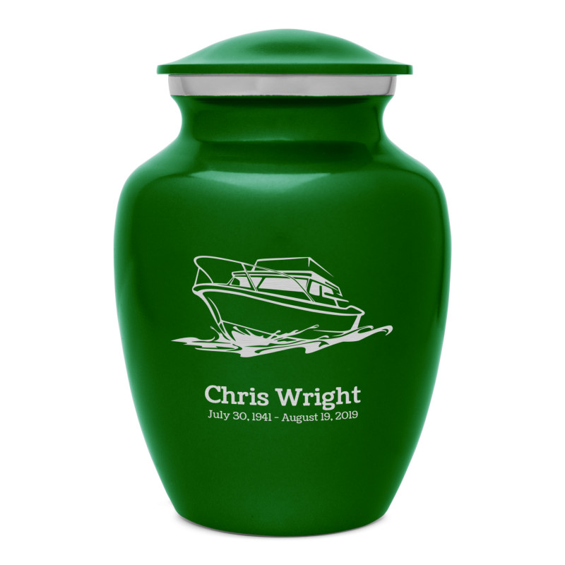 Boat Sharing Urn - Shamrock Green