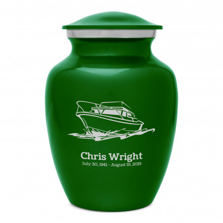 Boat Sharing Urn - Shamrock Green