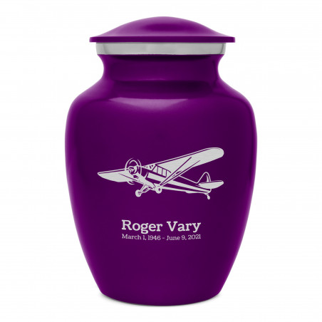 Airplane II Sharing Urn - Purple Luster
