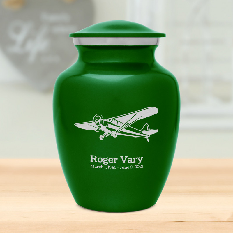 Airplane II Sharing Urn - Shamrock Green