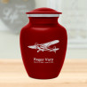 Airplane II Sharing Urn - Ruby Red