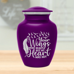 Going Home Sharing Urn - Purple Luster