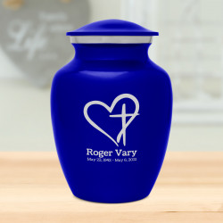 Love of Christ Sharing Urn - Midnight Blue