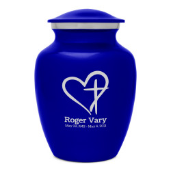 Love of Christ Sharing Urn - Midnight Blue