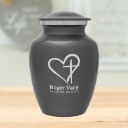 Love of Christ Sharing Urn - Gunmetal Gray