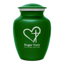 Love of Christ Sharing Urn - Shamrock Green