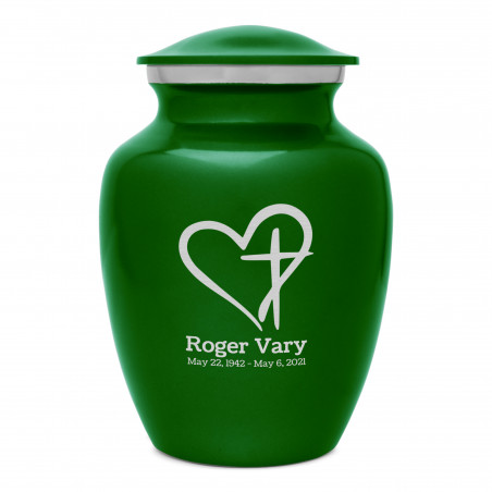 Love of Christ Sharing Urn - Shamrock Green