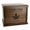 Marijuana Cremation Urn - Signature Walnut