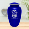 Extra Large English Mastiff Dog Cremation Urn - Midnight Blue