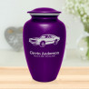 Muscle Car II Cremation Urn - Purple Luster
