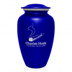 Marijuana Joint Cremation Urn - Midnight Blue