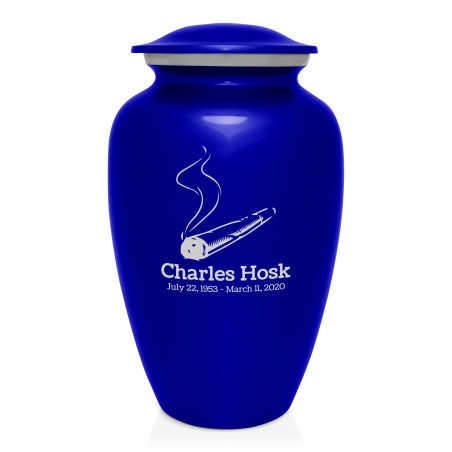 Marijuana Joint Cremation Urn - Midnight Blue