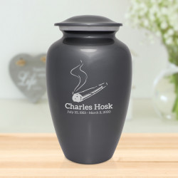 Marijuana Joint Cremation Urn - Gunmetal Gray