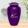 Marijuana Joint Cremation Urn - Purple Luster