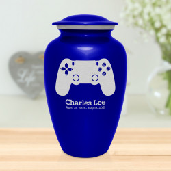 Gaming Controller Cremation Urn - Midnight Blue