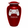 Gaming Controller Cremation Urn - Ruby Red