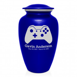 Wireless Controller Cremation Urn - Midnight Blue