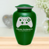 Wireless Controller Cremation Urn - Shamrock Green