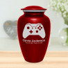 Wireless Controller Cremation Urn - Ruby Red