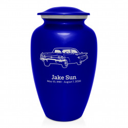Classic Car III Cremation Urn - Midnight Blue