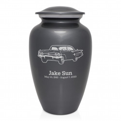 Classic Car III Cremation Urn - Gunmetal Gray