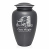 Semi Truck II Cremation Urn - Gunmetal Gray