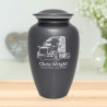 Semi Truck II Cremation Urn - Gunmetal Gray