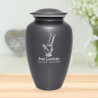 Marijuana Bong Cremation Urn - Gunmetal Gray