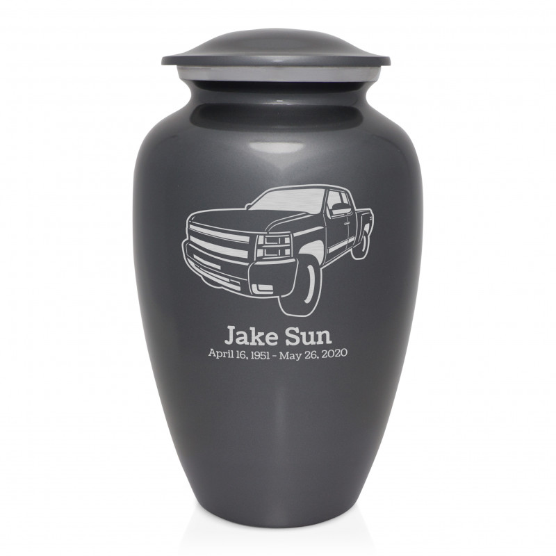 Truck I Cremation Urn - Gunmetal Gray