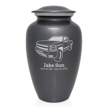 Truck I Cremation Urn - Gunmetal Gray