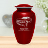 Truck I Cremation Urn - Ruby Red
