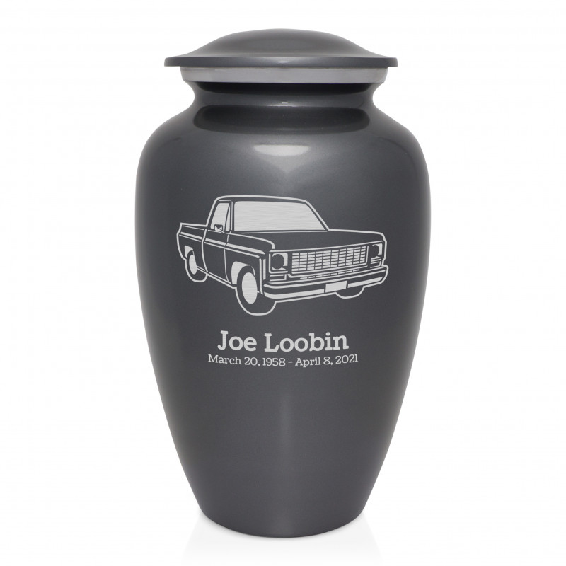 Truck II Cremation Urn - Gunmetal Gray