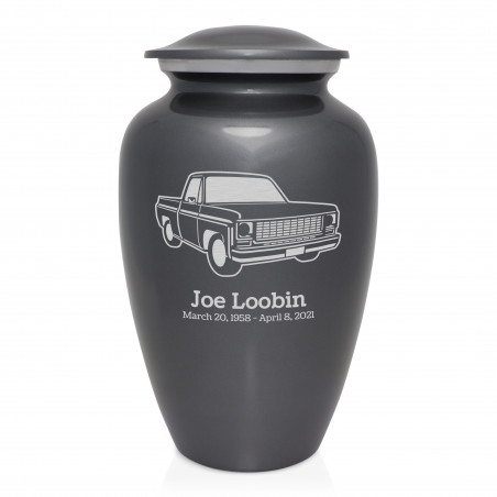 Truck II Cremation Urn - Gunmetal Gray