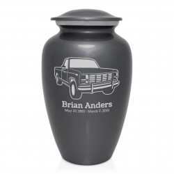 Truck IV Cremation Urn - Gunmetal Gray