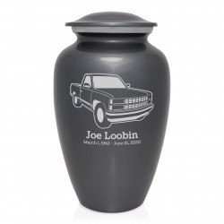 Truck V Cremation Urn - Gunmetal Gray