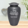 Motorcycle II Cremation Urn - Gunmetal Gray