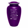 I Thought Of You Today Cremation Urn - Purple Luster