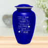 I Thought Of You Today Cremation Urn - Midnight Blue
