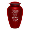 Heaven In Our Home Cremation Urn - Ruby Red