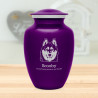 Large Husky Dog Cremation Urn - Purple Luster