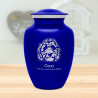 Large Labradoodle Dog Cremation Urn - Midnight Blue