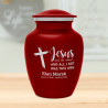 Jesus Took The Wheel Sharing Urn - Ruby Red