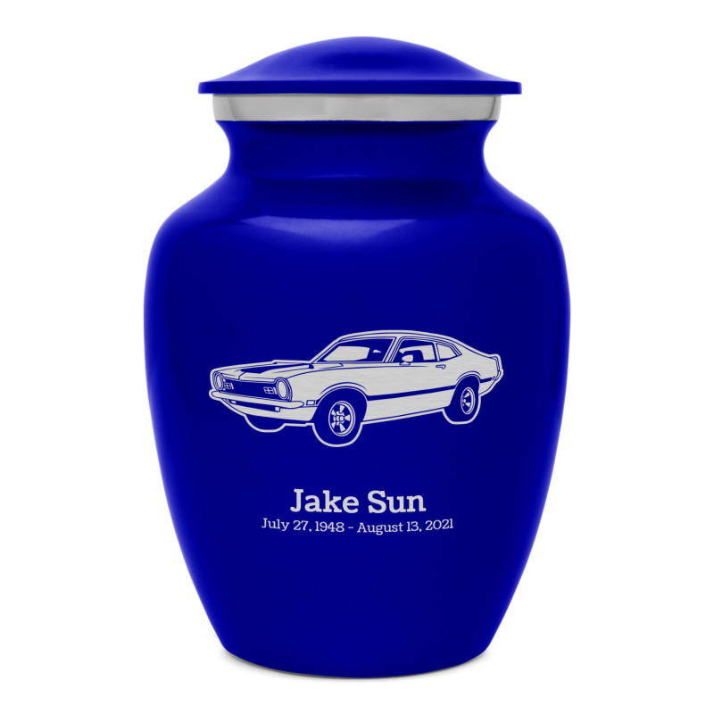 Muscle Car II Sharing Urn - Midnight Blue