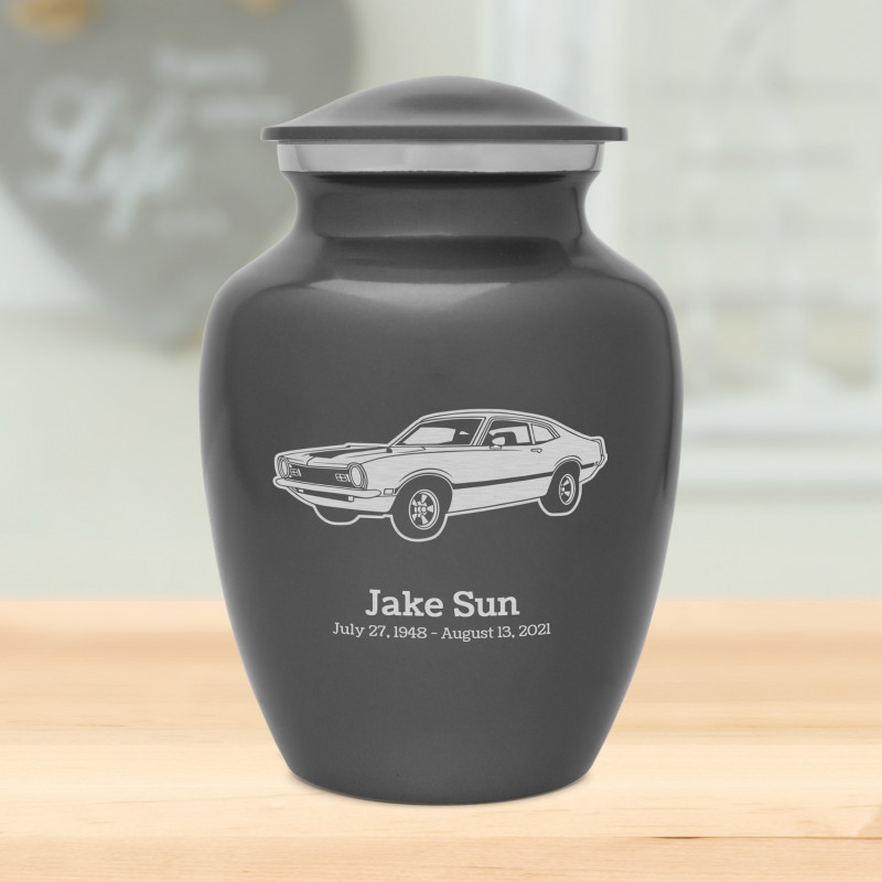 Muscle Car II Sharing Urn - Gunmetal Gray