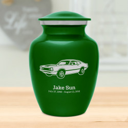 Muscle Car II Sharing Urn - Shamrock Green